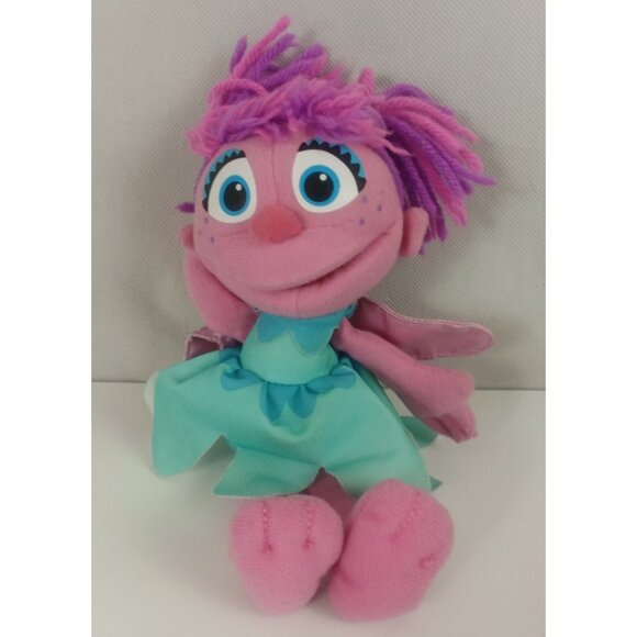 2012 Sesame Street Abby Cadaby Plush Stuffed Toy with Yarn Hair 6” - Picture 1 of 8